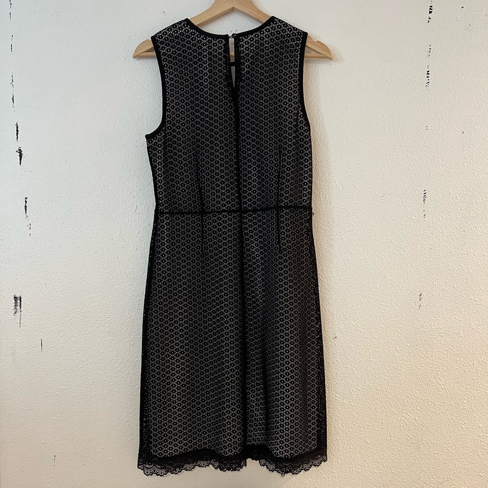 Kenneth Cole New York black lace sleeveless dress M - Picture 6 of 6